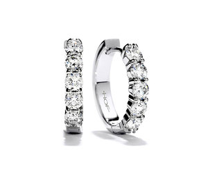 Mini Hoop Earring Brilliant Diamonds